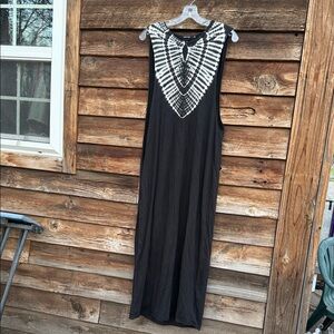 Obey maxi dress tie dye